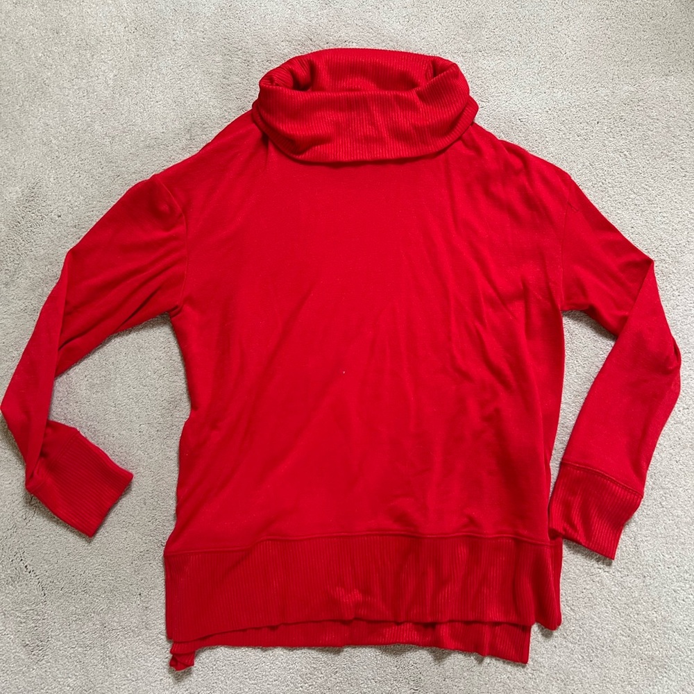 Gap cowl neck red sweater